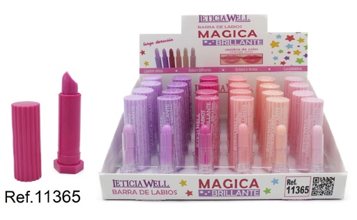 [8435433226314] Barras de labios mágicas brillantes 24H 24 unidades - Maquillaje labial