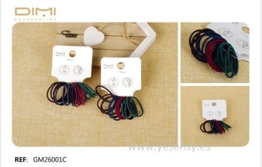 [8435452596061] Gomitas (24 uds) - Accesorios de peinado y moda