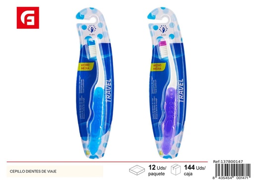 [137800147] Cepillo de dientes de viaje - Productos de cuidado personal