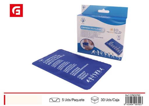 [137800792] Compresa reutilizable frío/calor - Productos de cuidado personal