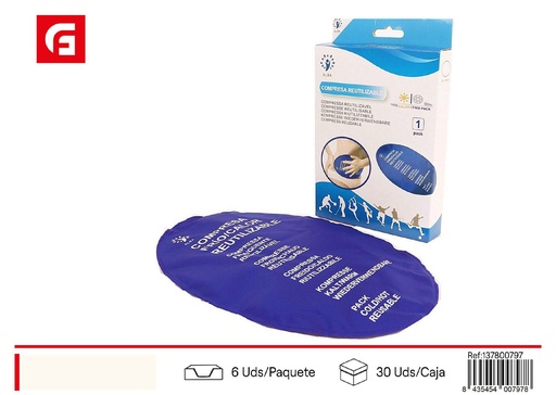 [137800797] Compresa reutilizable frío/calor - Productos de cuidado personal