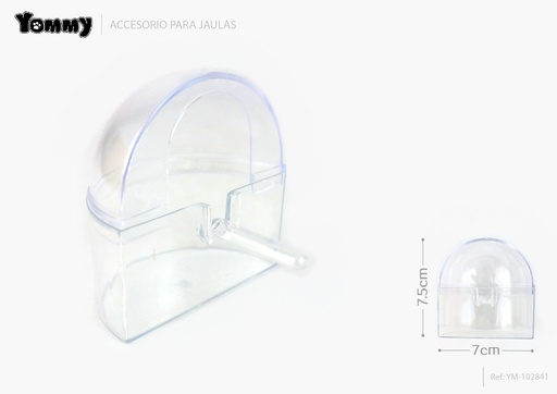 [YM102841] Bebedero ovalado para pájaros 1 - Accesorios para aves