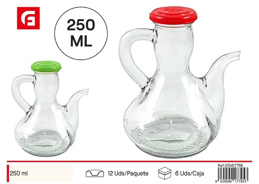 [201417795] Aceitera Arcuza 250ml tapa plástica - Envases de vidrio