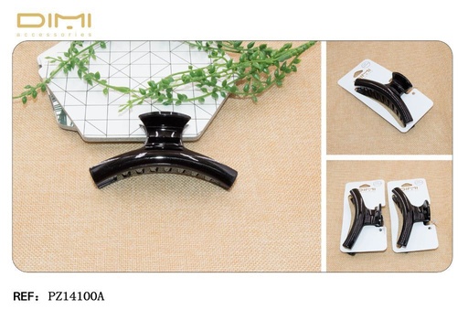 [8435560200478] Pinza para cabello negra 12 unidades - Accesorios para el cabello