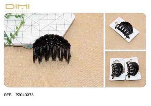 [8435560223224] Pinza para el cabello negra 12 unidades - Accesorios para el cabello