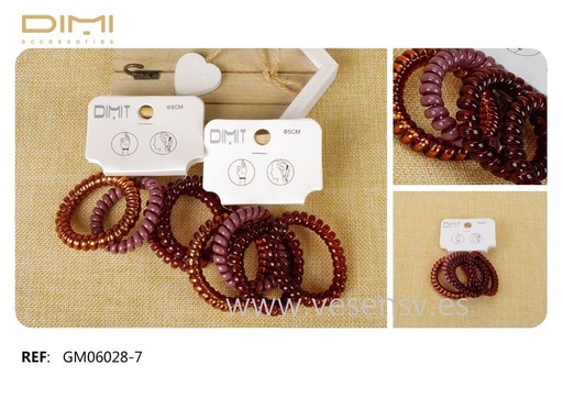 [8435560260830] Coletero Cable 12 Uds - Coletas y accesorios para el cabello