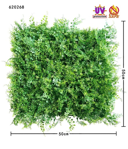 [620268] Placa de jardín vertical 50x50cm con diseño de rosas para decoración