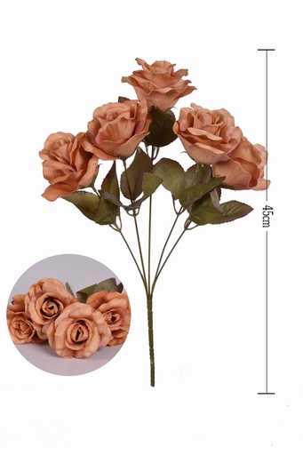 [630150-4咖啡] RAMODECO ramo de flores - Colectáneo de rosas