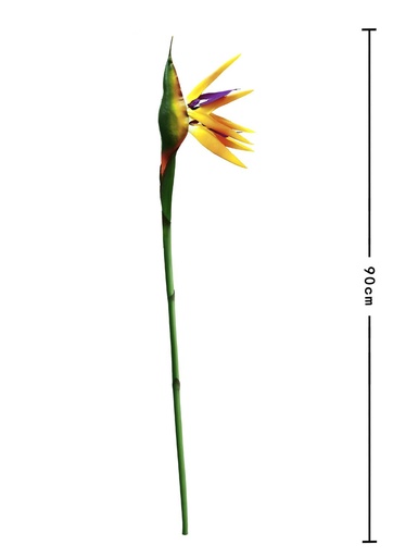 [630180] Flor artificial de ave del paraíso para decoración del hogar
