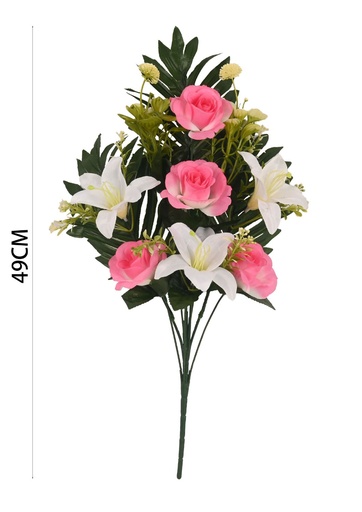 [6101074粉色] Ramo Santo B (mártiz 8435588805990) - Ramos de flores artificiales