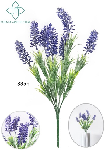 [630330] Ramo de lavanda de 7 cabezas - Decoraciones florales