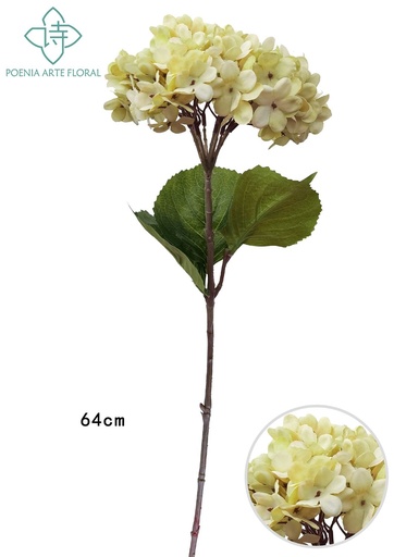 [630392红色] Vara flor de hortensia verde claro - Arreglos florales
