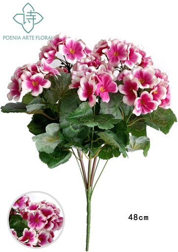 [8435588852055PINK] Ramo de flores de papel 43 cm - Ramos decorativos