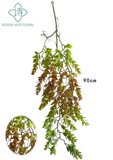 [630463] Decoración de pared - Imitación de enredadera roja
