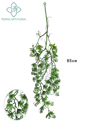 [630468] Decoración de pared - Imitación de enredadera verde