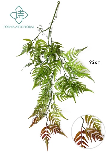[630475] Rama artificial de cola de pez planta y flor artificial