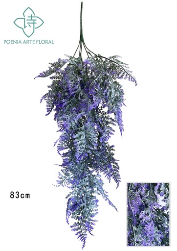 [630578-紫色] Decoración para pared - Imitación de flor 630578 (verde clara)