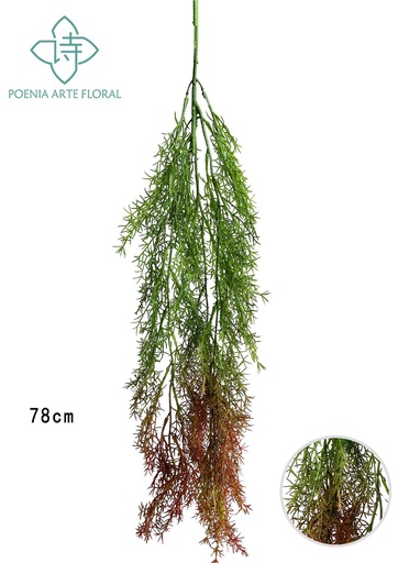 [630626-双绿] Guirnalda de pino artificial decorativa  colgante para pared