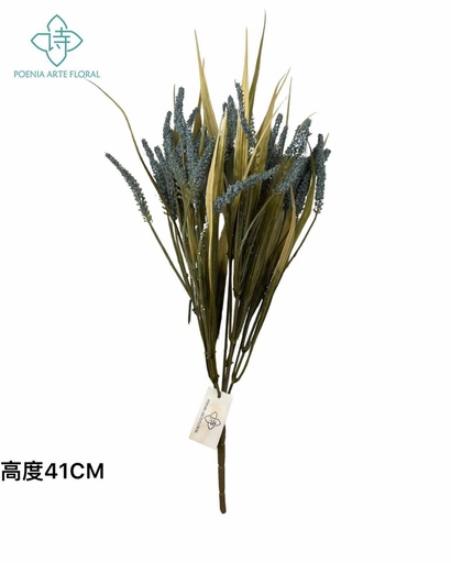 [630707蓝色] Bouquet de lavanda de espuma artificial para decoración del hogar