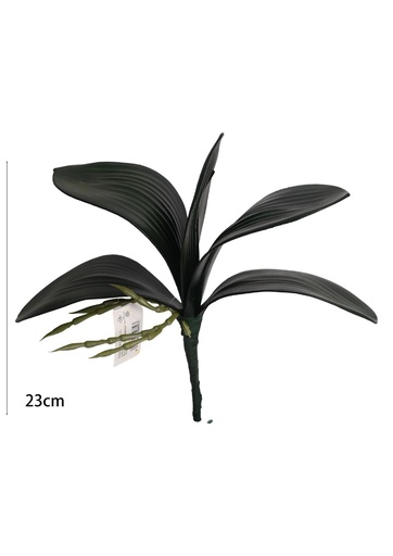 [630887] Hojas de orquídea artificial 23CM - Flores decorativas