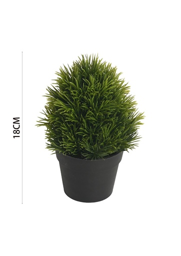 [631012] Planta con césped artificial 18cm - Decoración con plantas
