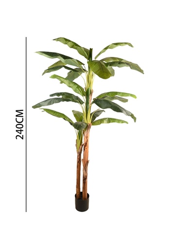 [631046] Planta artificial banano 240cm decoración hogar
