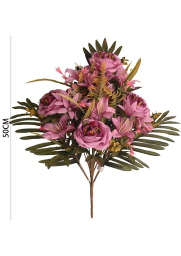 [631077紫色] Camellia bush x 12 - Flores artificiales