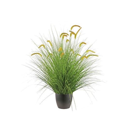 [631226-6018-SSPZ-18头爆炸狗尾-绿色- 120CM] Planta de cola de zorro verde 120 cm - Decoración de interiores y jardines