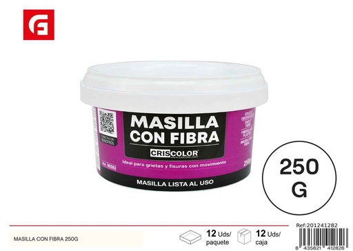 [201241282] Masilla con fibra 250g - Pintura y ferretería