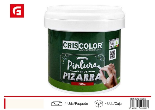 [201242288] Pintura de pizarra verde 500ml - Pinturas y ferretería
