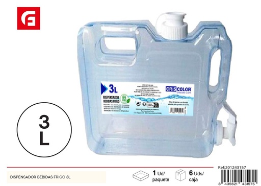 [201243157] Dispensador de bebidas Frigo 3 L - Artículos de cocina