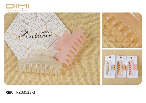 [8435693822509] Pinza de pelo 9.5cm 12/u PZ03135-3 para accesorios del cabello