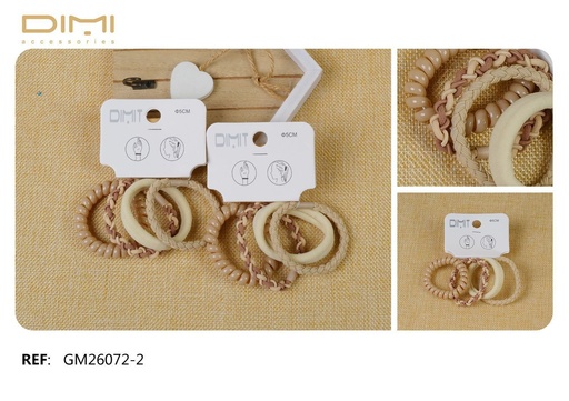 [8435693831433] Pack gomas 12/U - Accesorios para el cabello