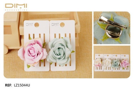 [8435693851363] Flor con pinza/brocha - 12 unidades (LZ15045U)