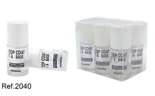 [8436003657514] TOP COAT & BASE Uñas 6/U 2040 L.W - Cosméticos y esmaltes de uñas