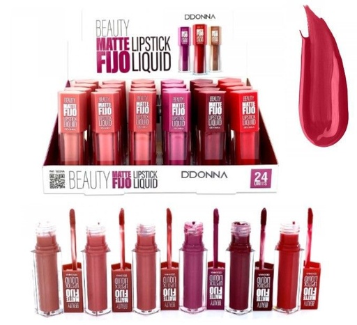[8436045033031] Beauty matte fijo lipstick liquido 24 unidades - Cosméticos