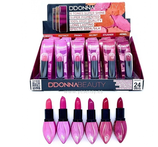 [8436045033192] Barras de labios DD Beauty Shine 24/U 12180B - Cosméticos y maquillaje