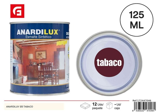[172447046] Pintura sintética tabaco 125ml ANARDILUX 125 - Productos de pintura