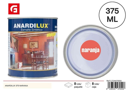 [172447050] Pintura acrílica naranja 375ml - Pinturas de ferretería