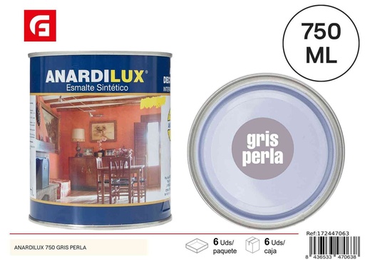 [172447063] Pintura Anardilux 750 gris perla - Pinturas acrílicas