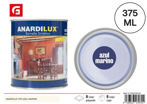 [172447074] Pintura acrílica azul marino 375ml - Pinturas de ferretería