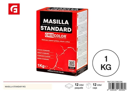 [201206106] Masilla estándar 1 kg - Materiales de remodelación