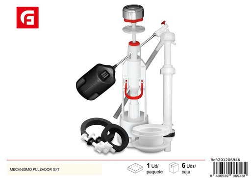 [201206946] Mecanismo pulsador G/T - Accesorios de fontanería