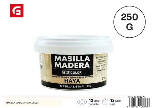 [201208273] Masilla de madera haya 250gr - Productos de masilla