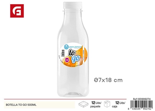 [120999274] Botella de plástico para llevar 500 ml - Plásticos de cocina