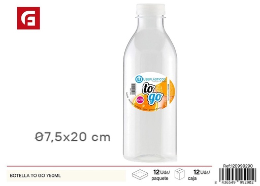 [120999290] Botella To Go 750 ml - Envases de plástico