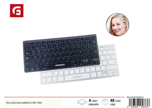 [352325873] Teclado inalámbrico PBP-099 - Electrónica