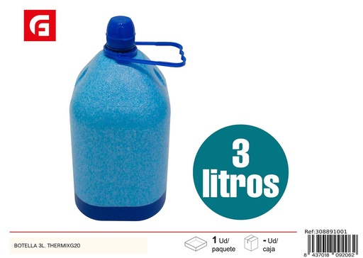[308891001] Botella térmica de 3L - Utensilios de verano