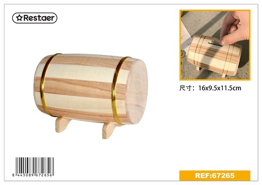 [67265] Hucha de madera 16x9.5x11.5 cm