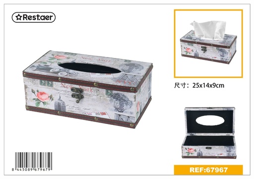 [67967] Caja para servilletas 25x14x9 cm - Artículos de regalo
